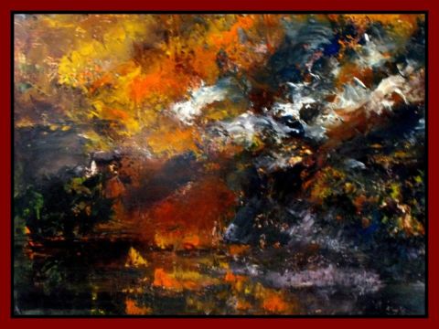 Orage en mer
